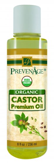 Prevenage Organic Castor Oil 8 oz - Click Image to Close