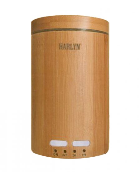 Harlyn Ultrasonic Oil Diffuser - Aromatherapy - Bamboo Finish - Click Image to Close