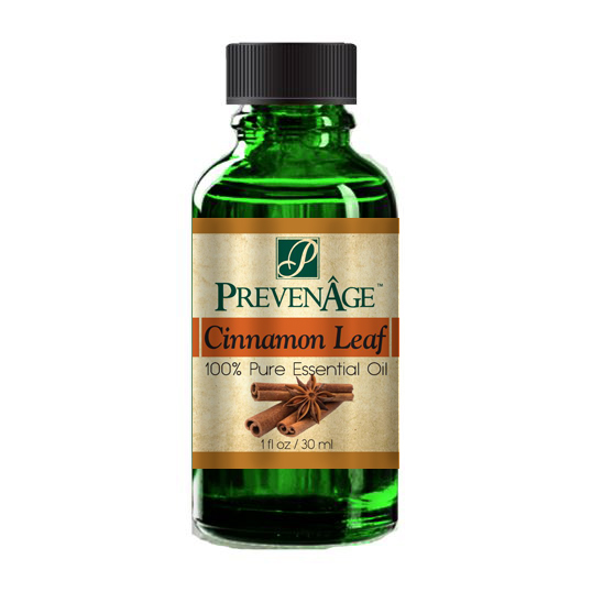 PrevenAge Cinnamon Leaf Essential Oil -1 OZ - Click Image to Close